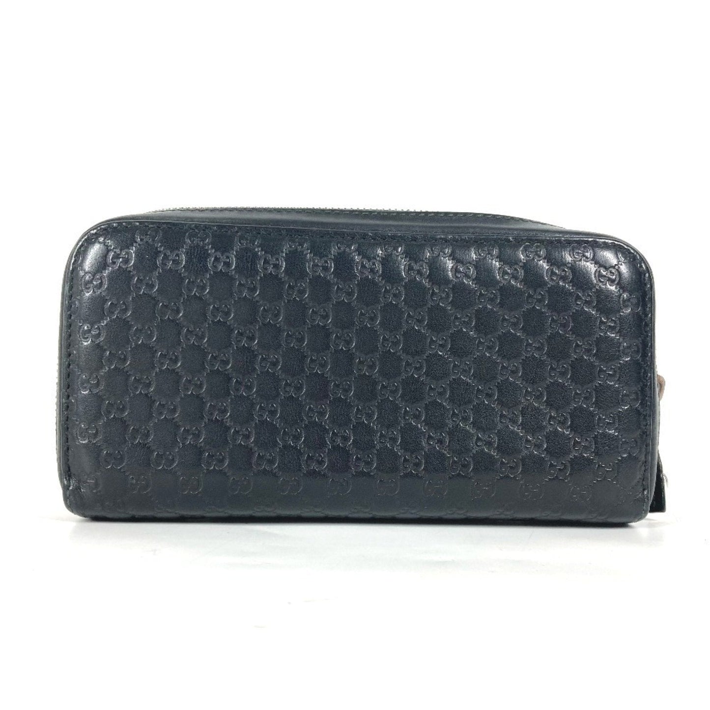 Gucci Black Leather Long Wallet (Bi-Fold)