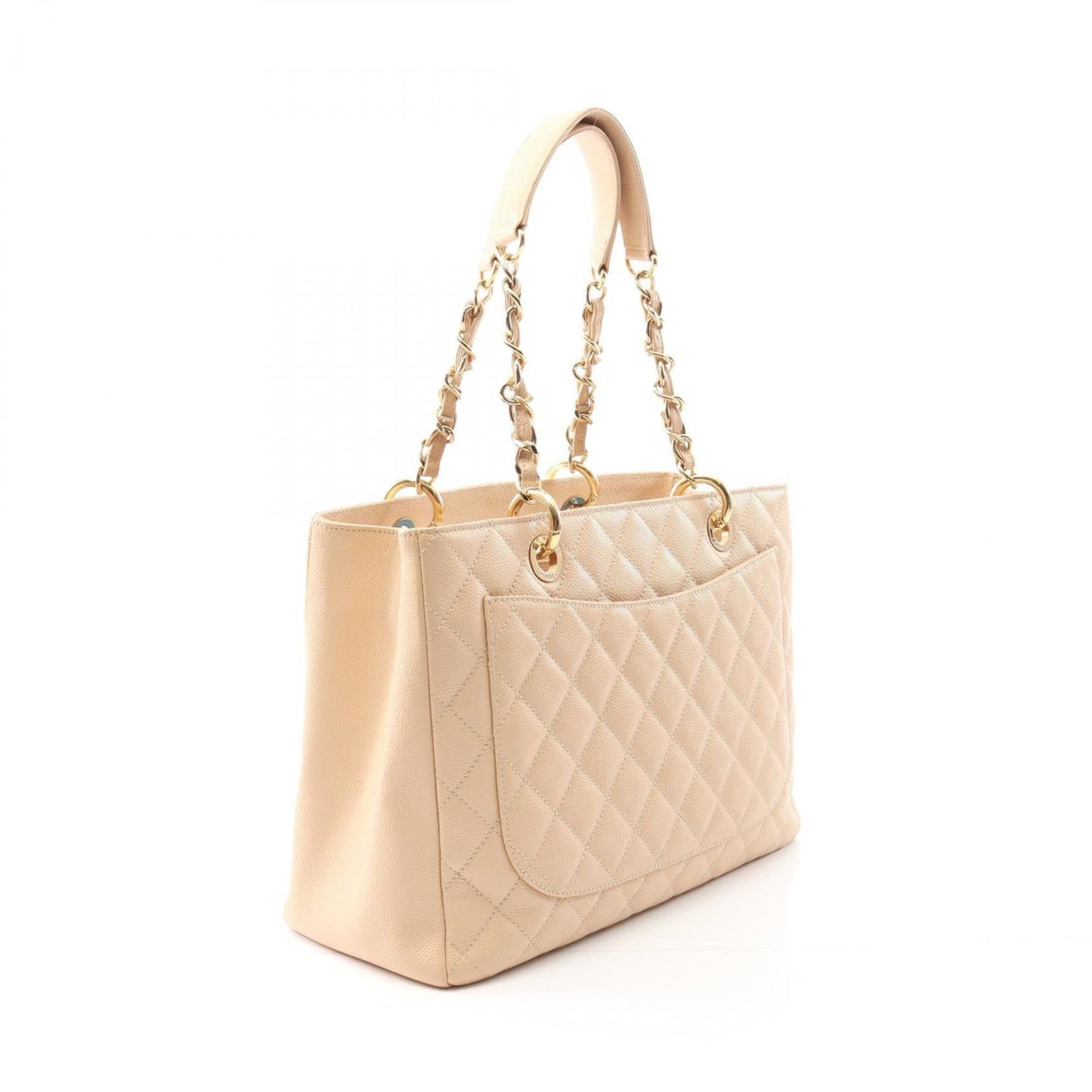 Chanel Beige Leather Tote Bag
