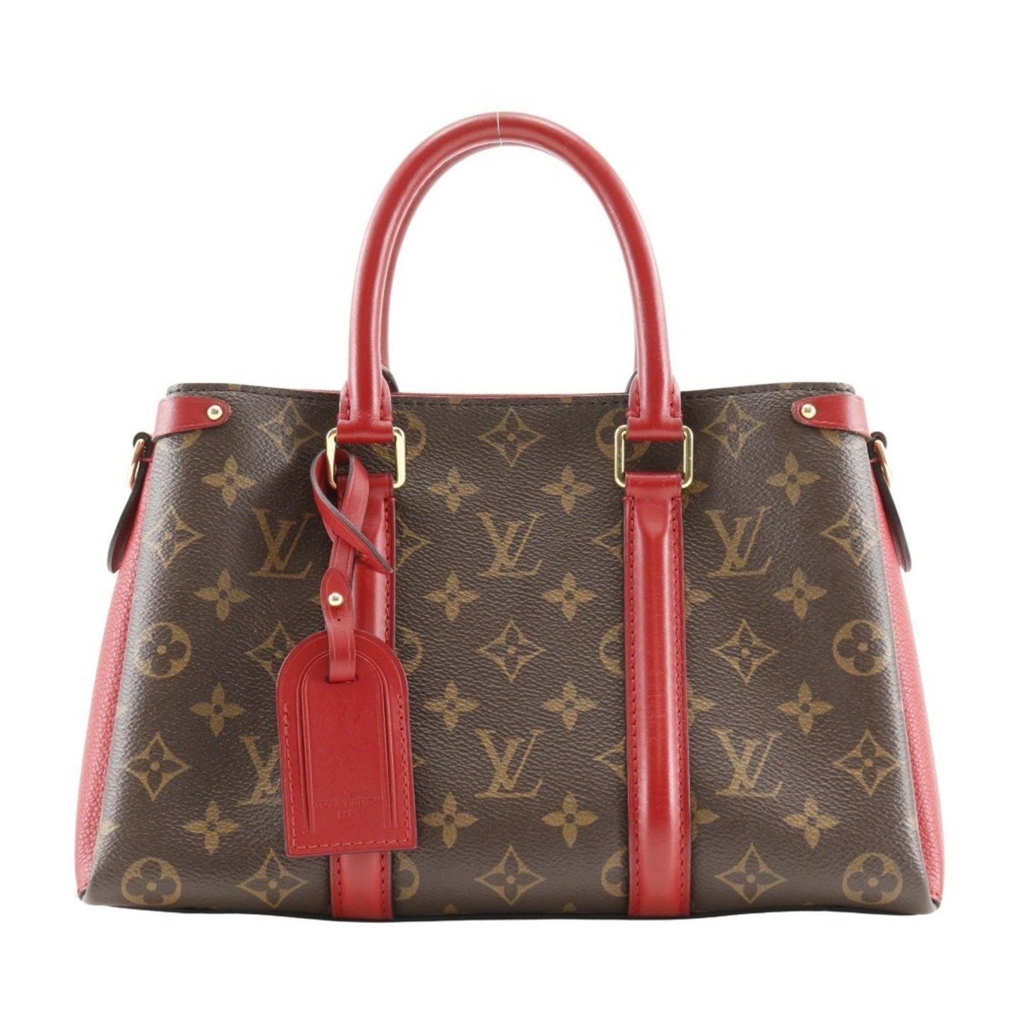 Soufflot Tote Monogram Canvas with Leather BB