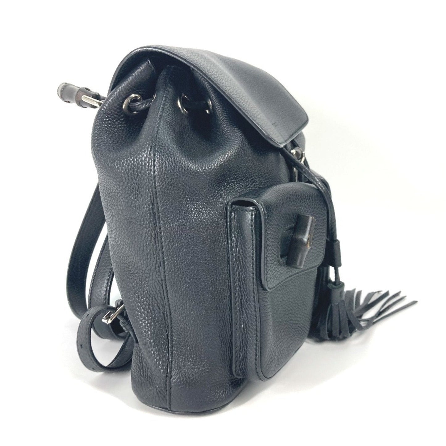 Gucci Black Leather Backpack