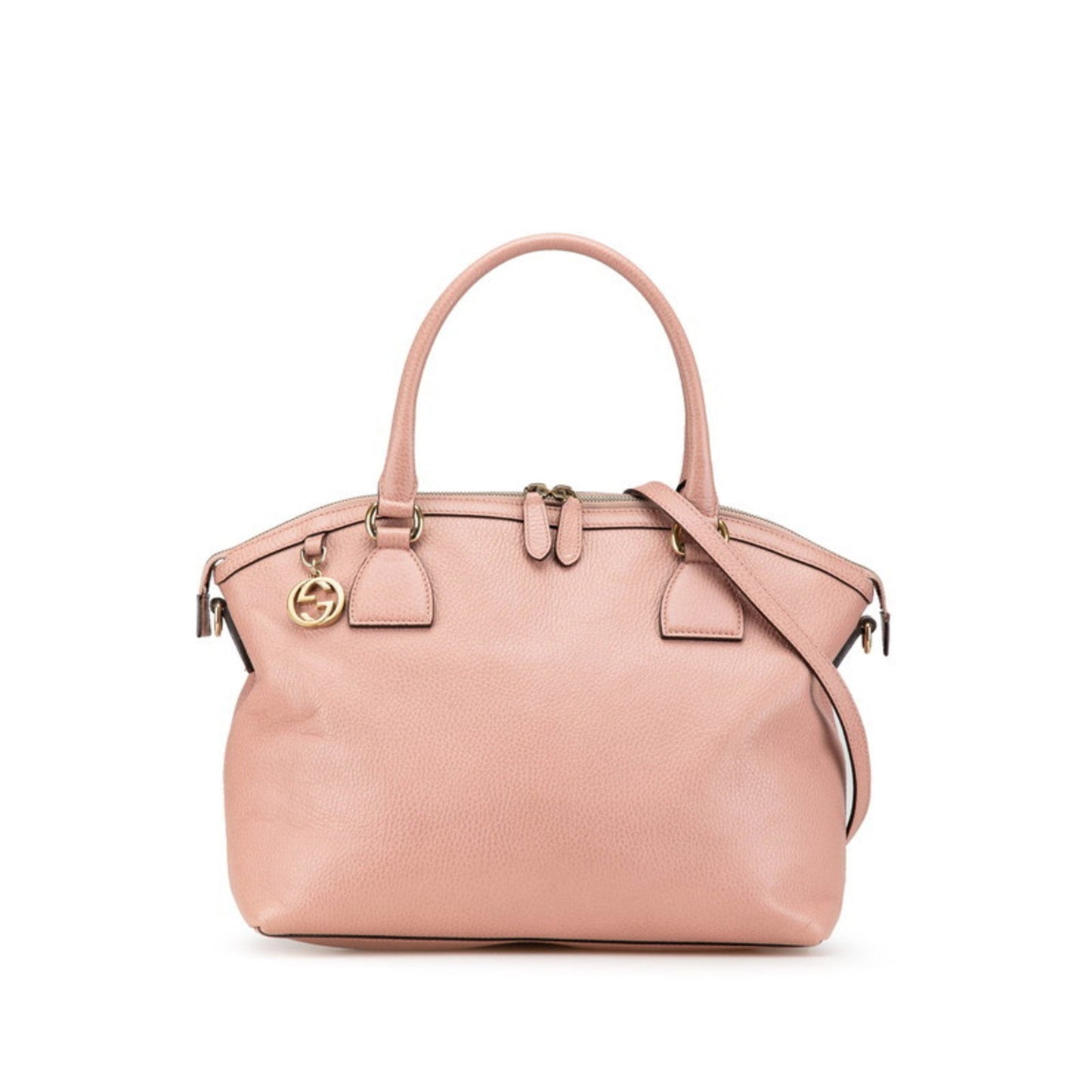 Gucci Pink Leather Handbag Shoulder Bag