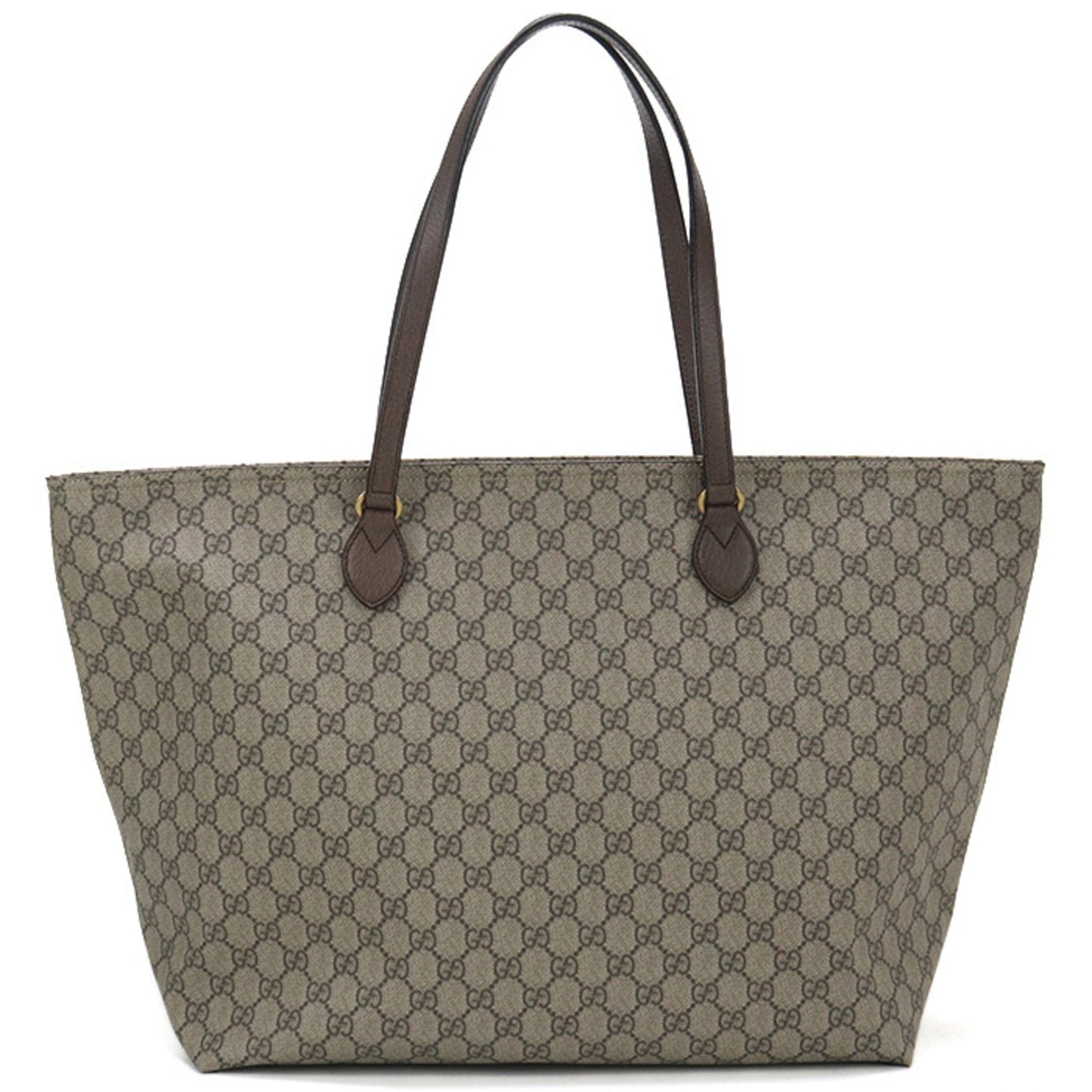 Gucci Beige Gg Supreme Leather Tote Bag