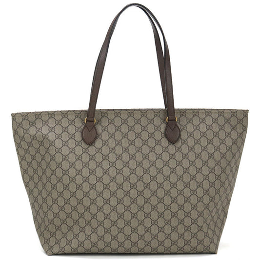 Gucci Beige Gg Supreme Leather Tote Bag