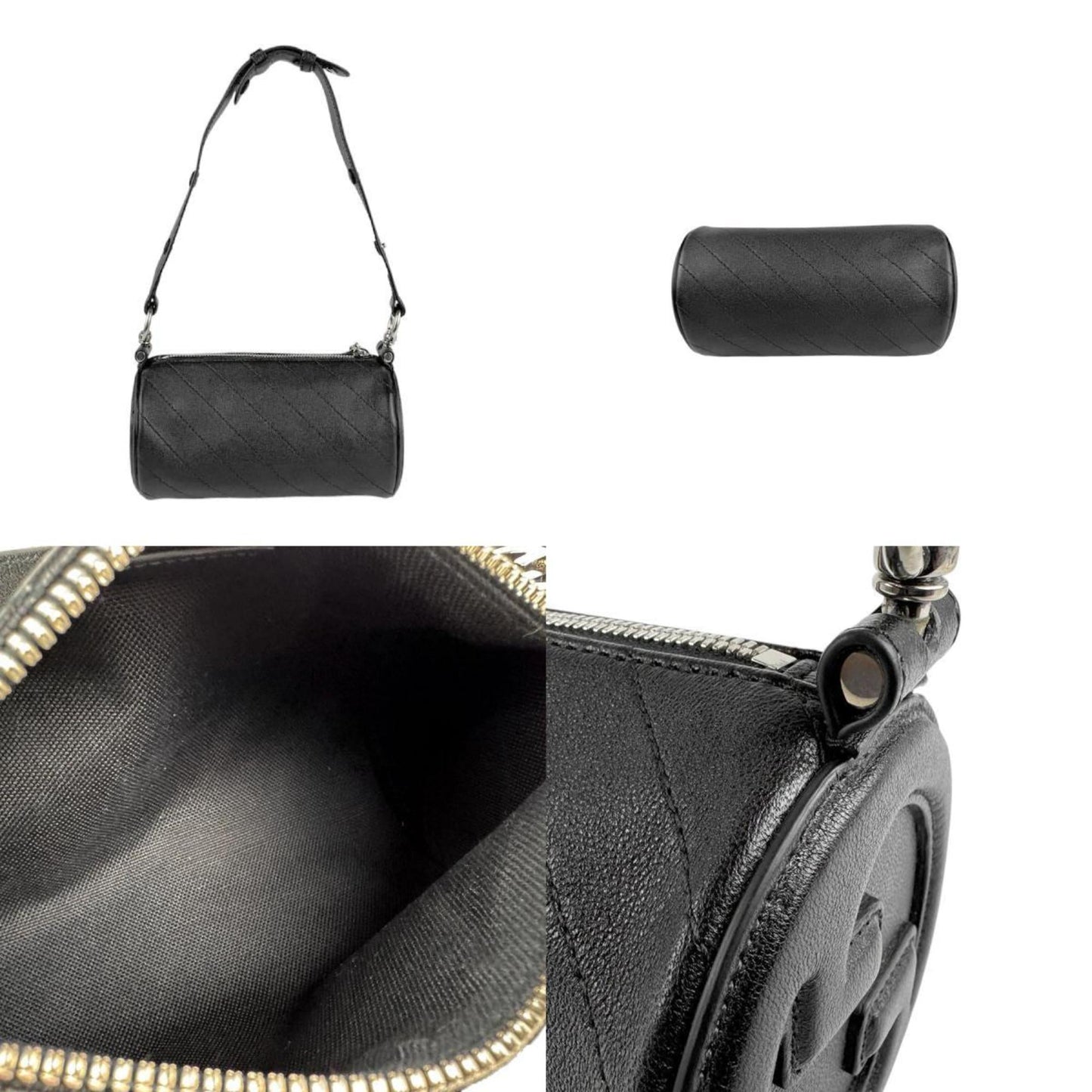 Gucci Black Leather Shoulder Bag