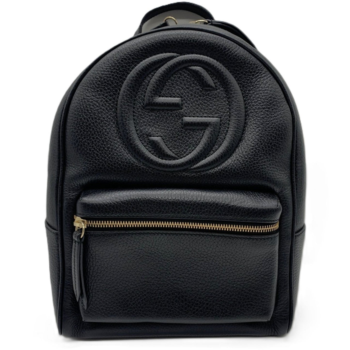 Gucci Black Leather Backpack