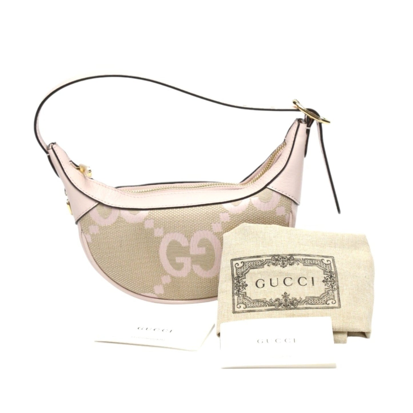 Gucci Pink Gg Canvas Handbag