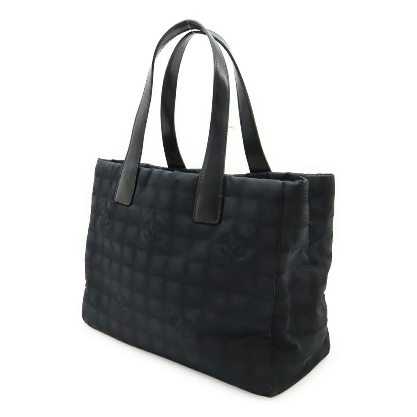 Chanel Black New Travel Line Leather Tote Bag