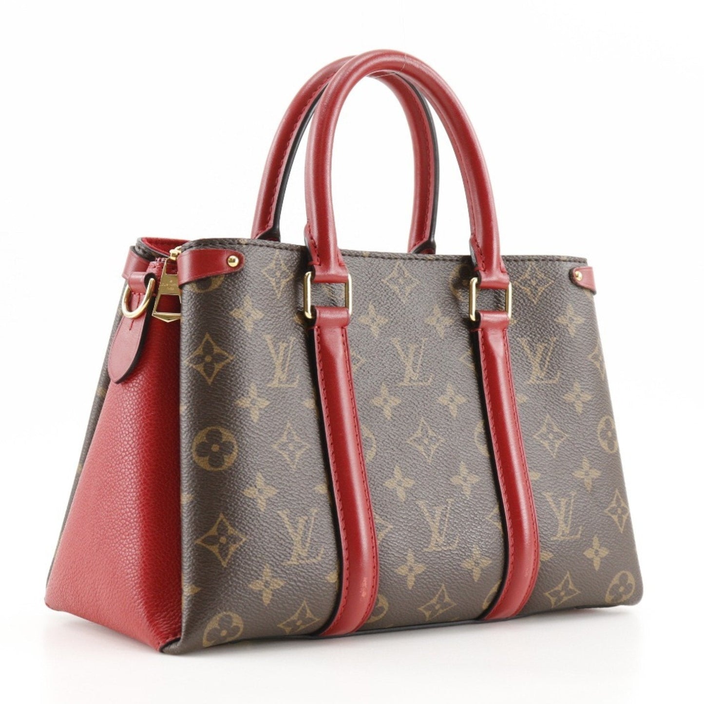 Soufflot Tote Monogram Canvas with Leather BB