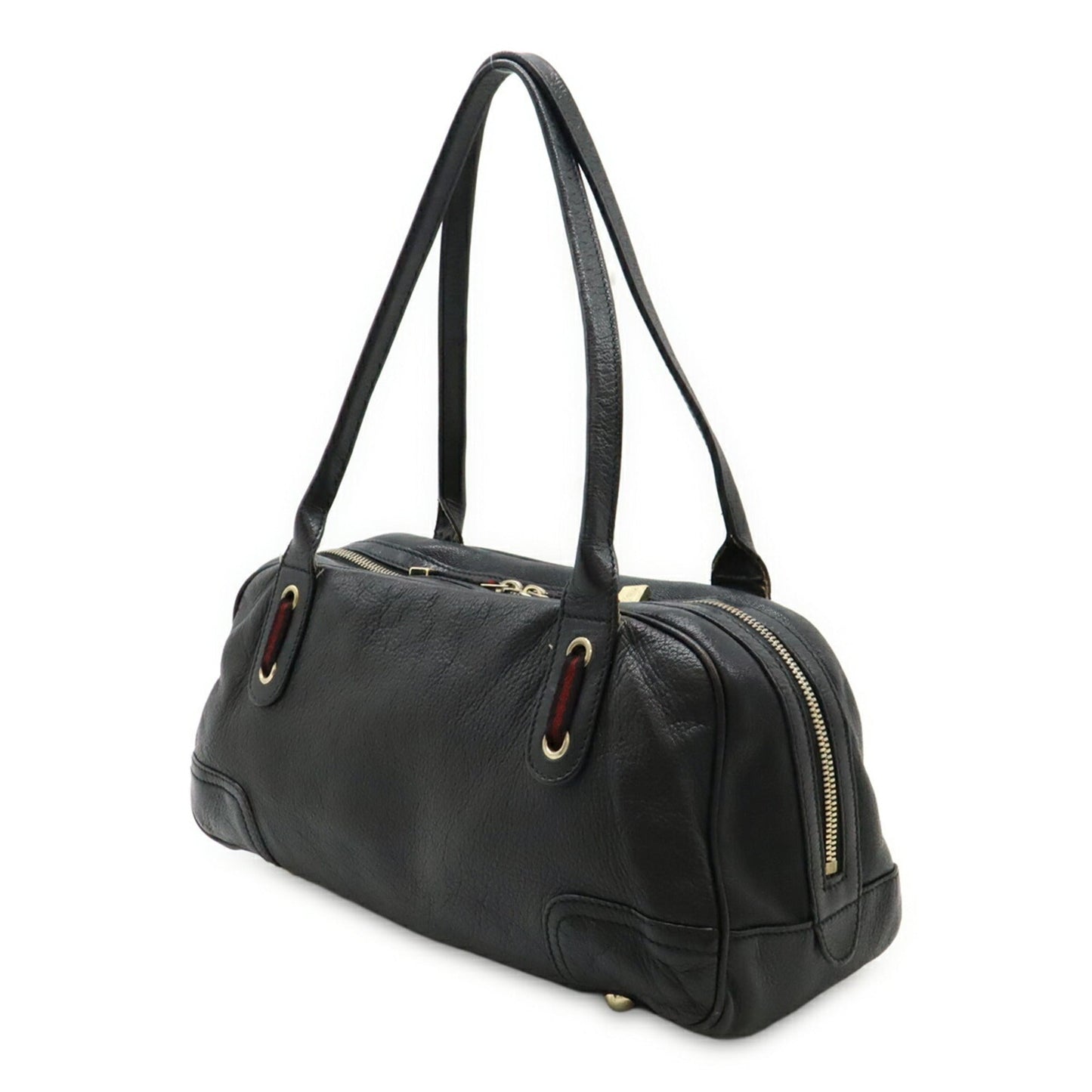 Gucci Black Leather Shoulder Bag