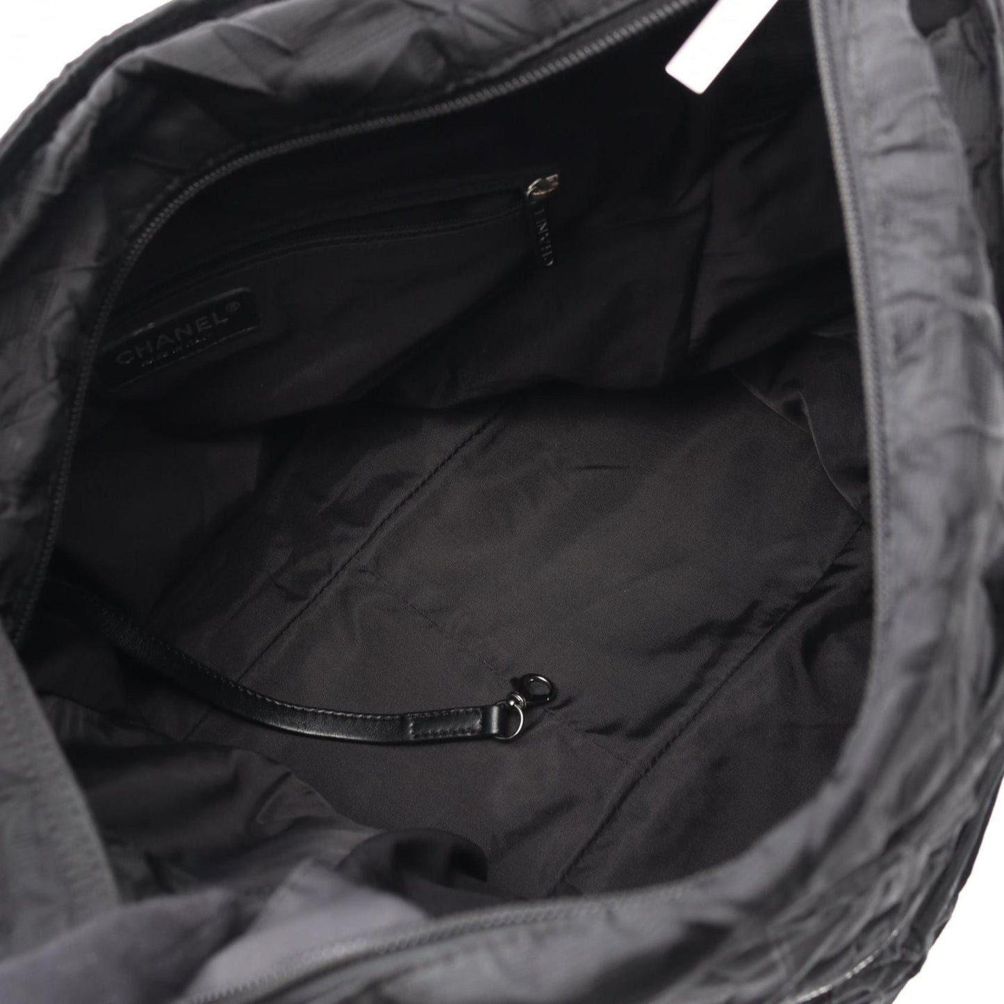 Chanel Black Nylon Tote Bag