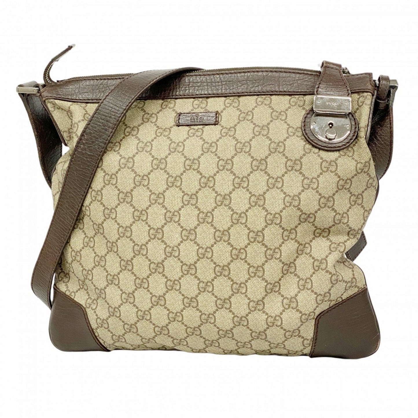 Gucci Brown Pvc Shoulder Bag