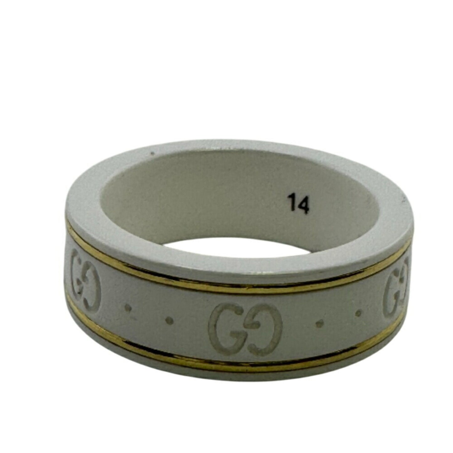 Gucci Icon White Gold (18K) Band Ring