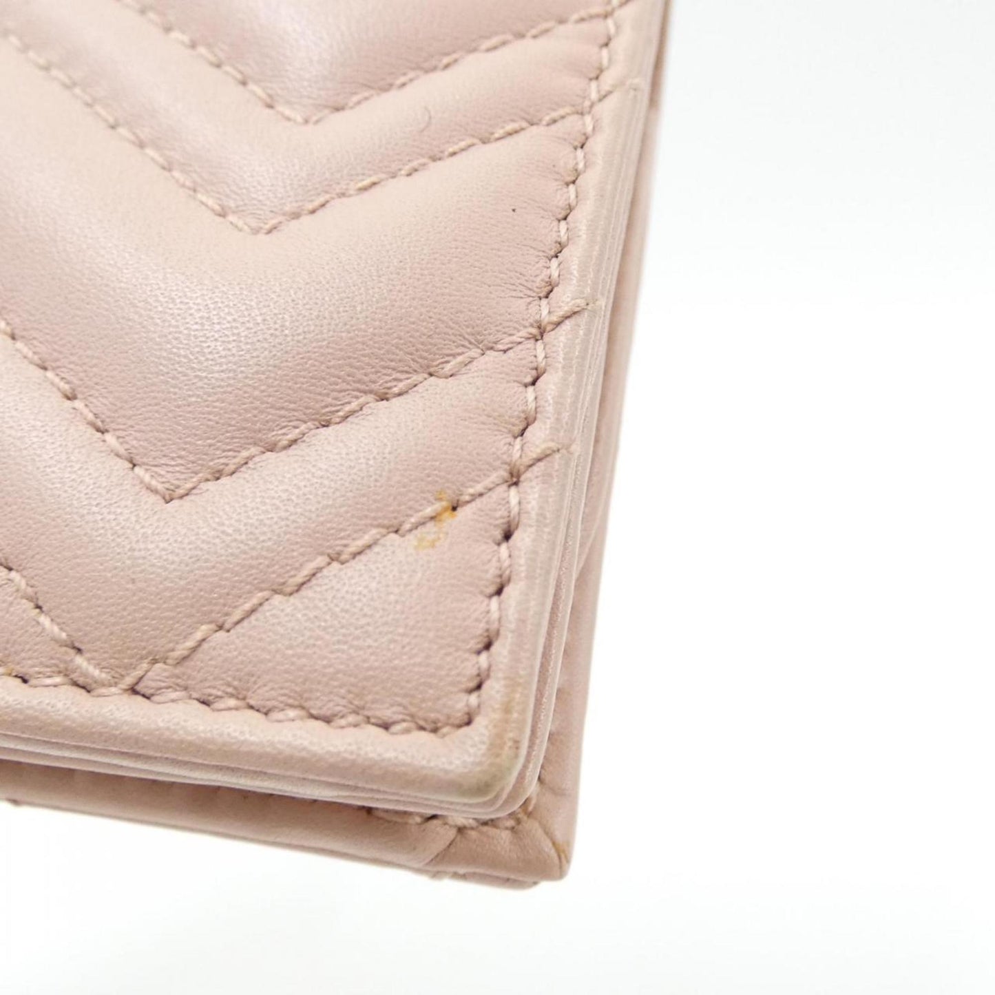 Gucci Light Pink Leather Wallet (Bi-Fold)