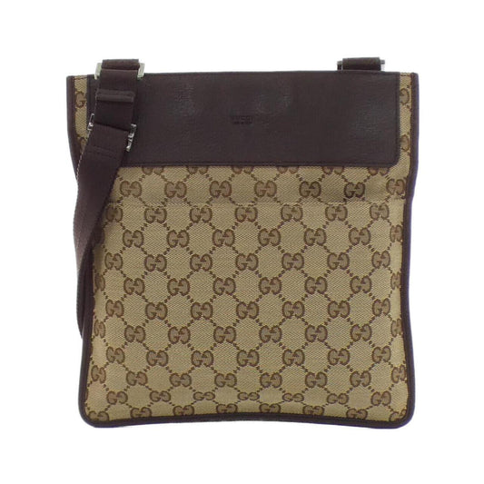 Gucci Beige Brown Gg Canvas Shoulder Bag
