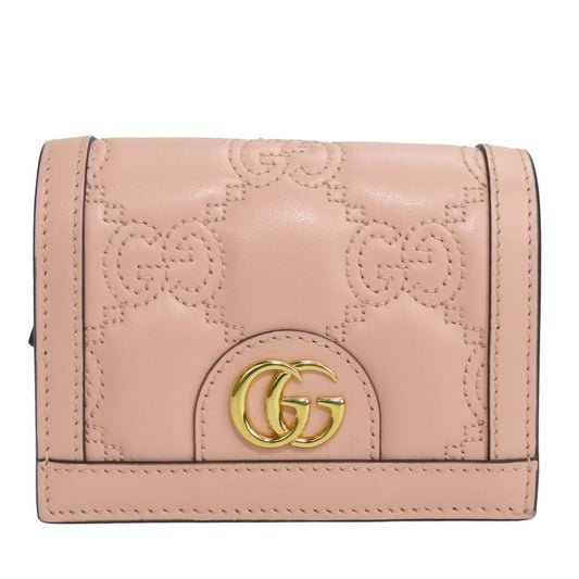 Gucci Pink Leather Wallet (Bi-Fold)