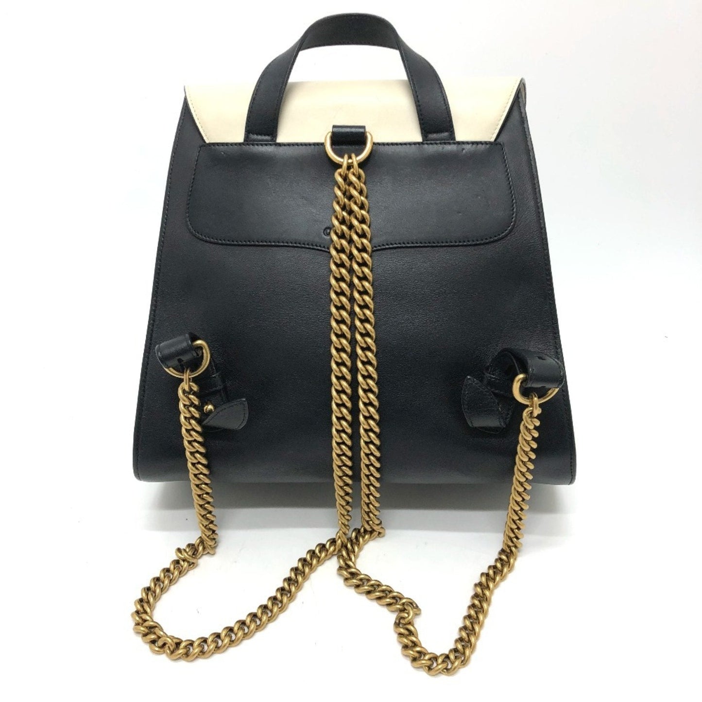 Gucci Black Leather Backpack