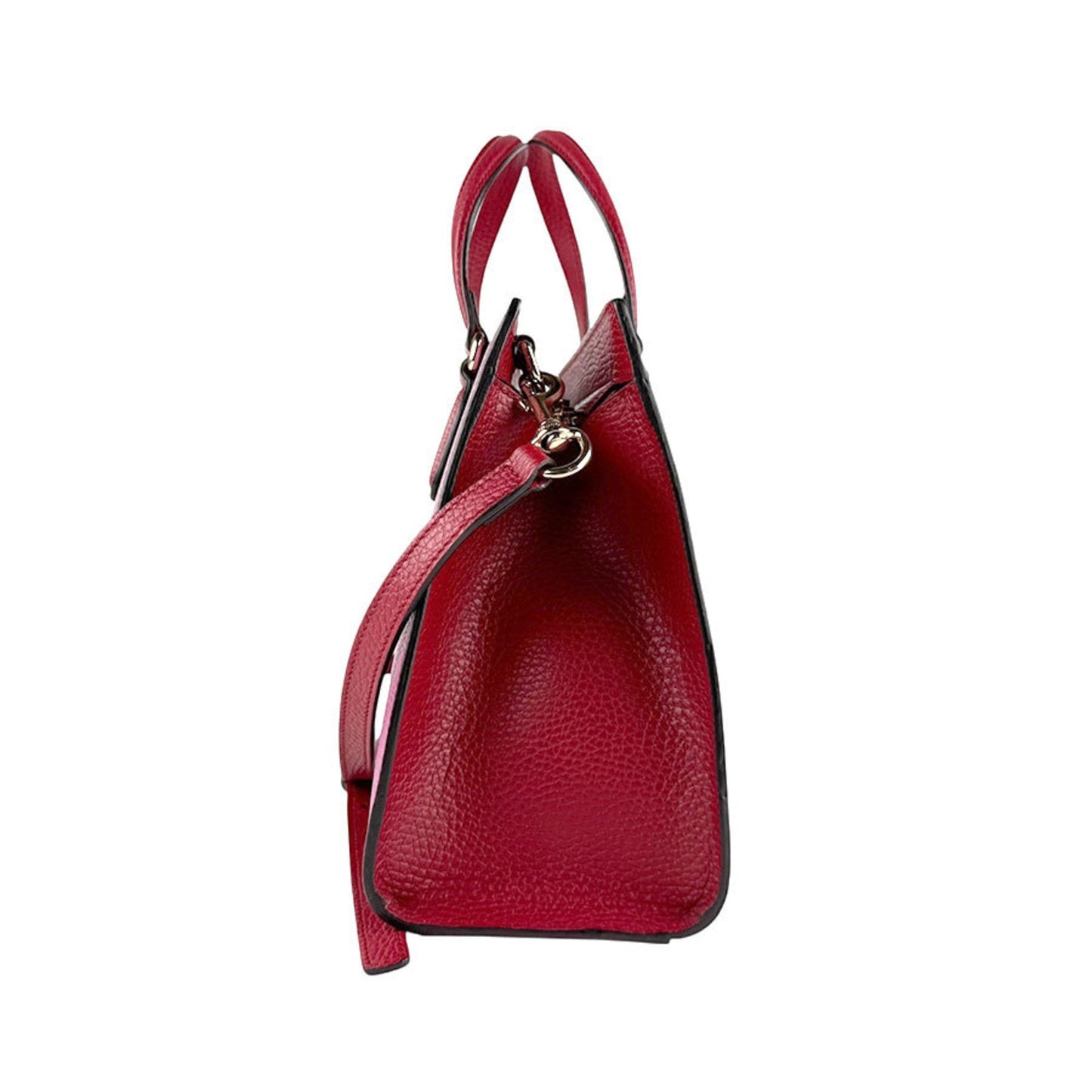 Gucci Pink Red Color Leather Handbag Shoulder Bag