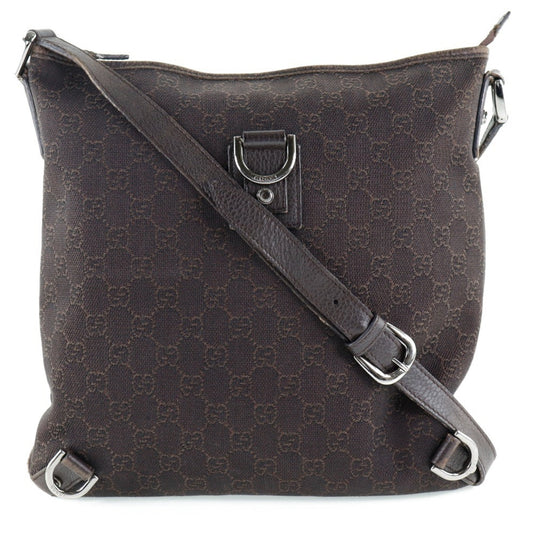 Gucci Abbey Brown Gg Canvas Shoulder Bag