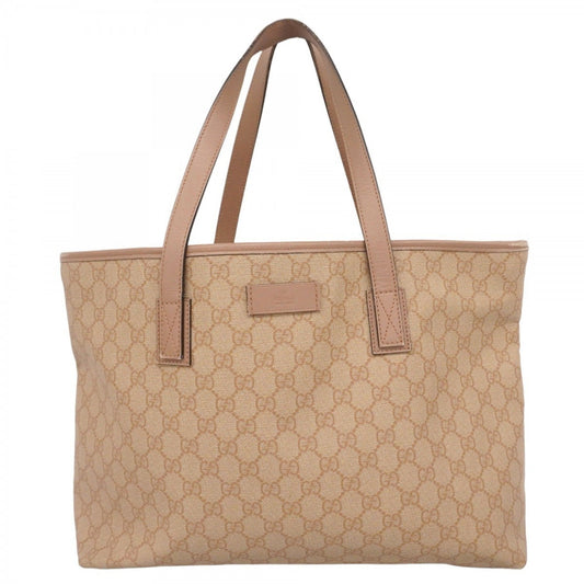 Gucci Beige Pink Pvc Tote Bag