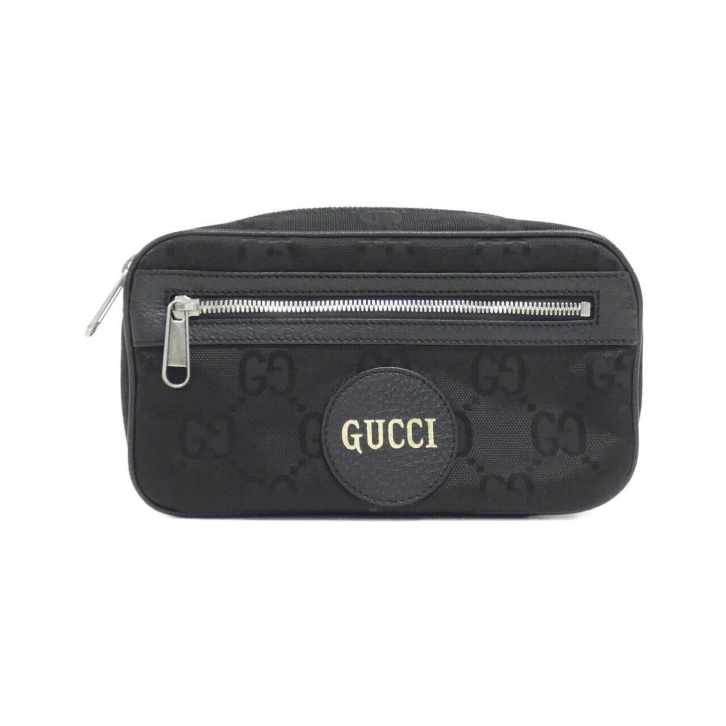 Gucci Black Nylon Leather Fanny Pack