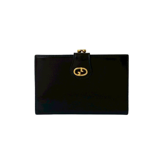 Gucci Black Leather Wallet (Bi-Fold)