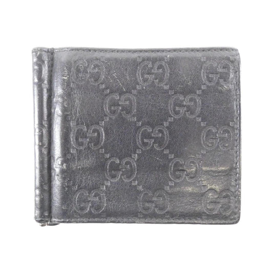 Gucci Black Leather Bill Wallet (Bi-Fold)