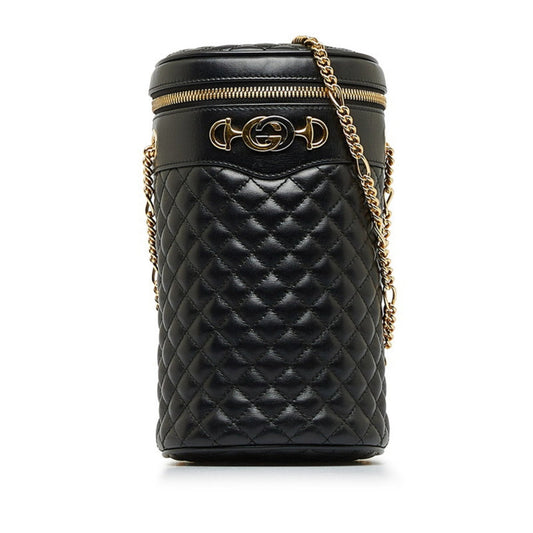 Gucci Black Leather Baguette Bag Shoulder Bag
