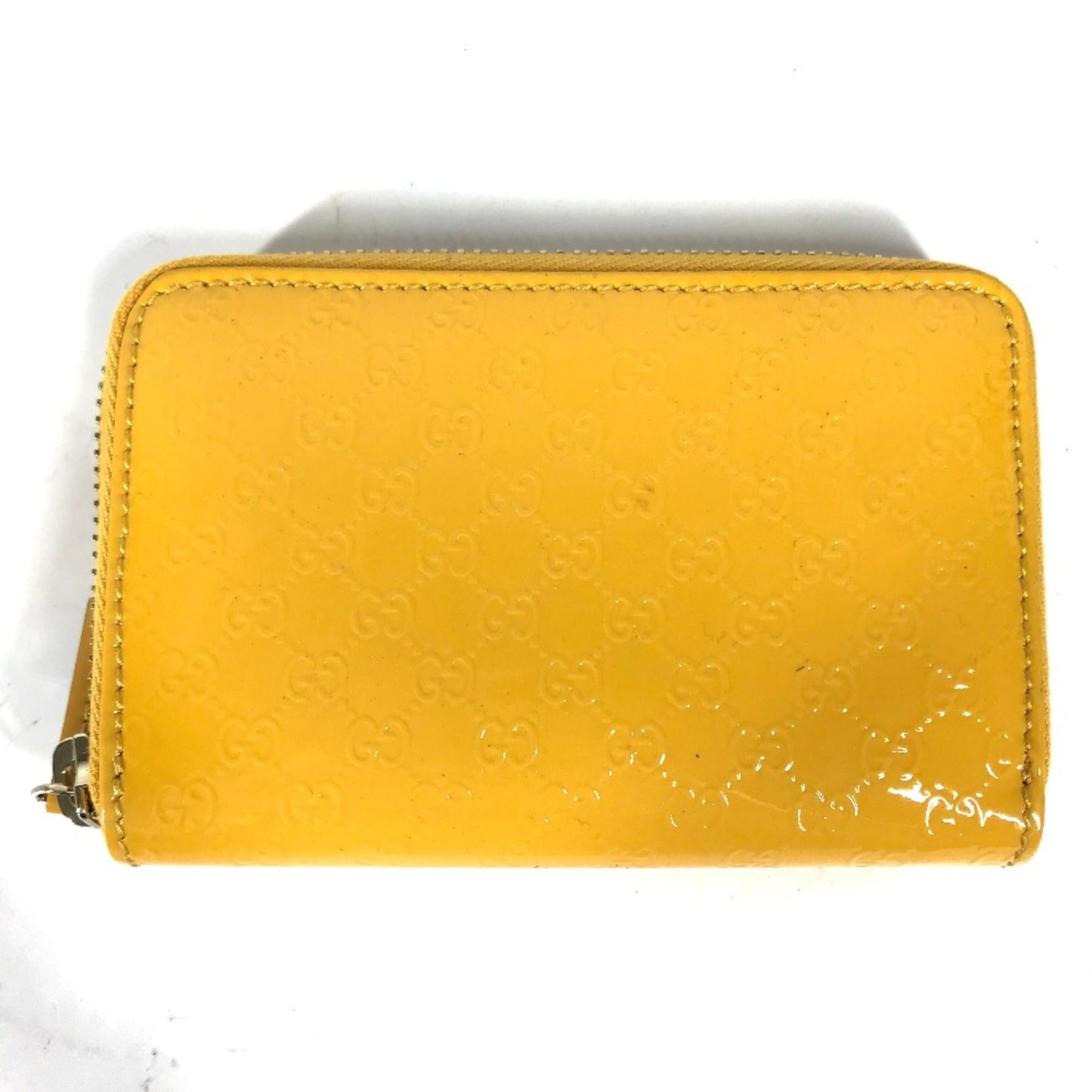 Gucci Yellow Patent Leather Coin Purse/Coin Case