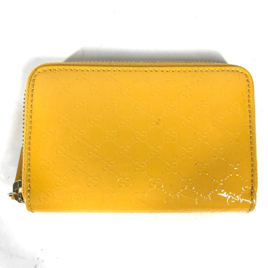 Gucci Yellow Patent Leather Coin Purse/Coin Case