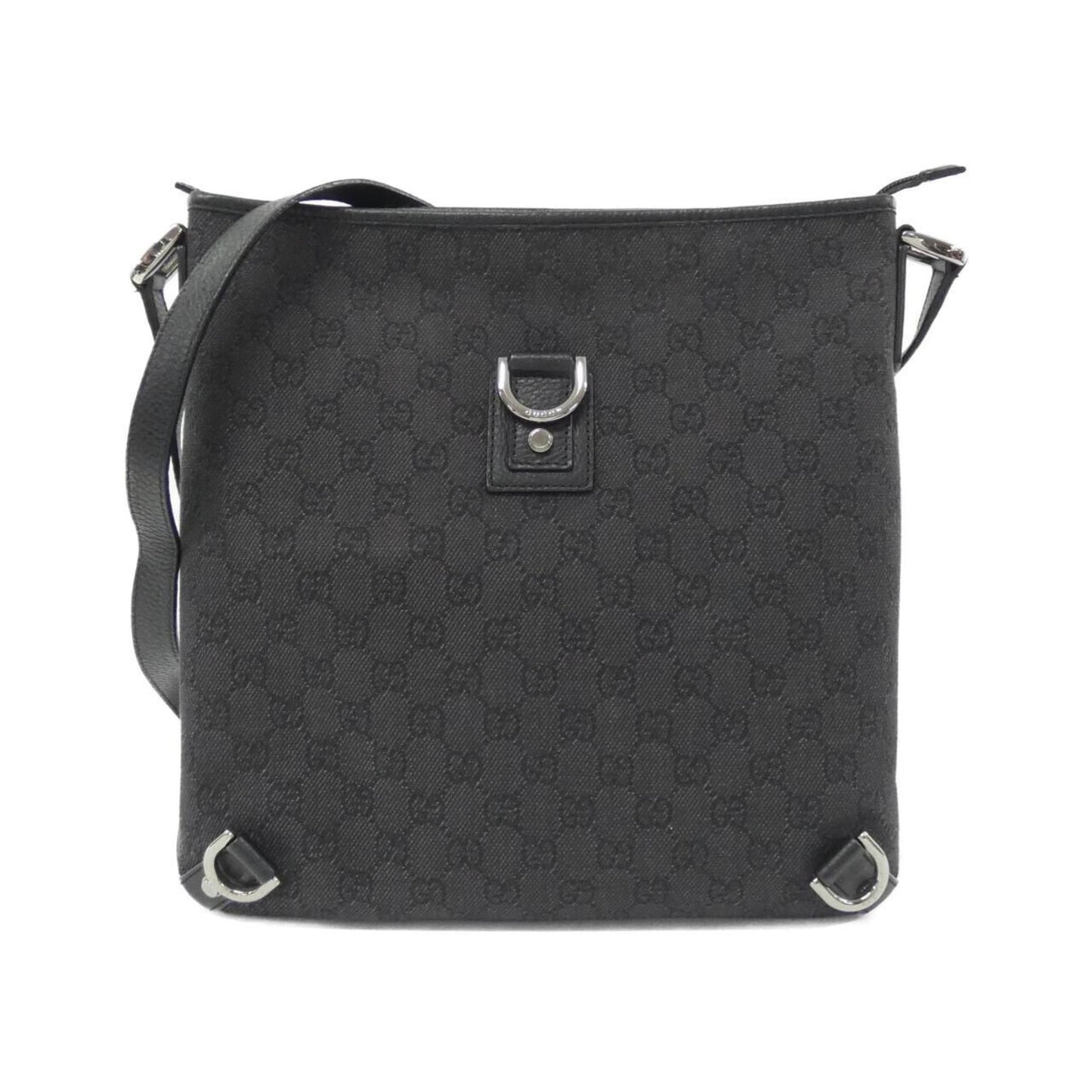 Gucci Black Denim Shoulder Bag
