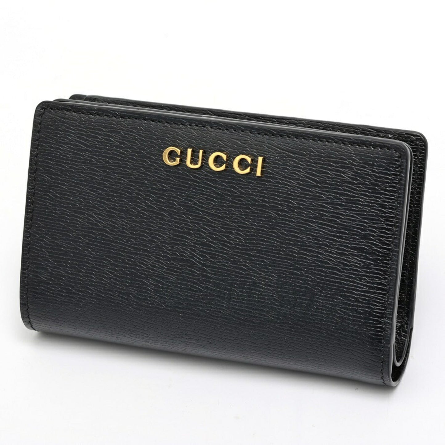 Gucci Black Leather Wallet (Bi-Fold)