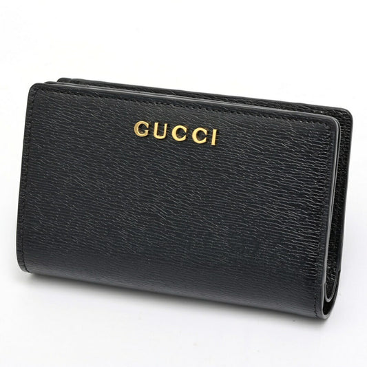 Gucci Black Leather Wallet (Bi-Fold)