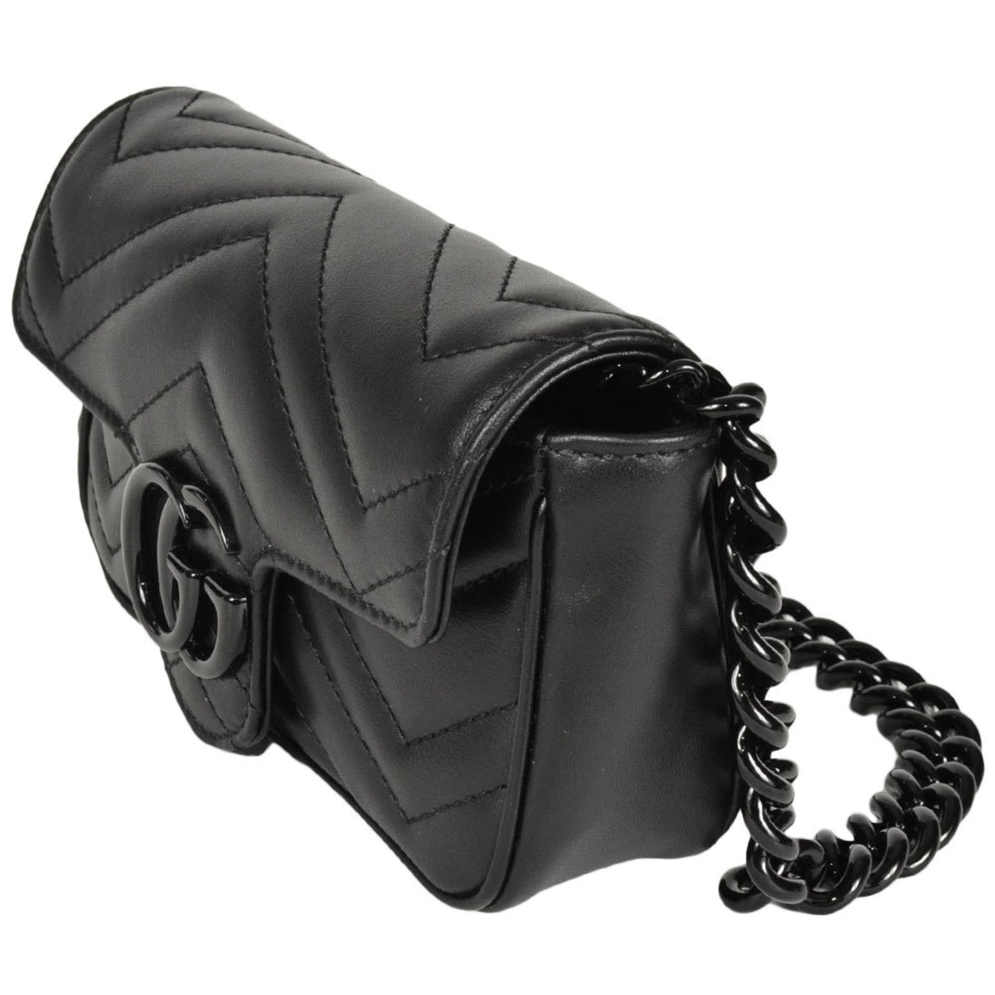 Gucci Black Leather Shoulder Bag