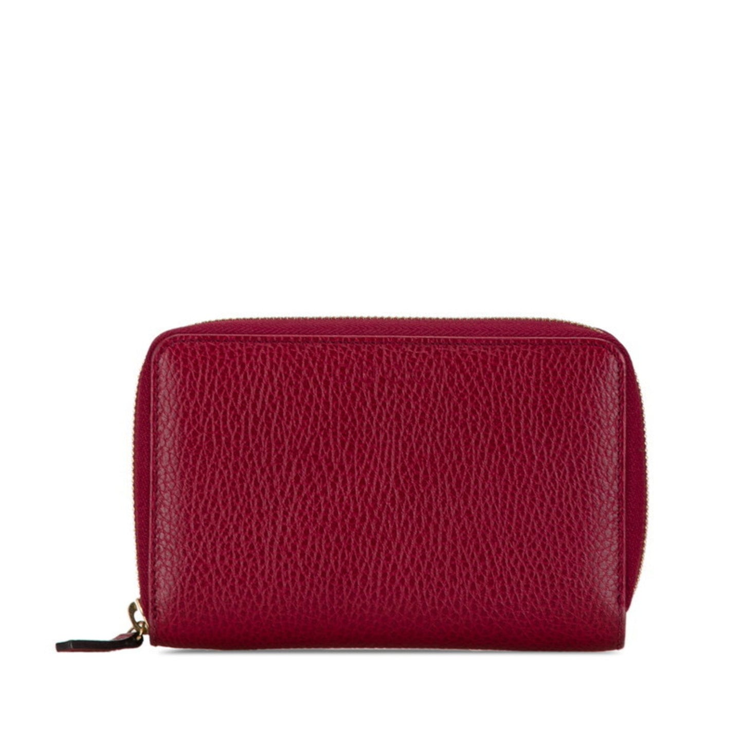 Gucci Wine Leather Long Wallet (Bi-Fold)