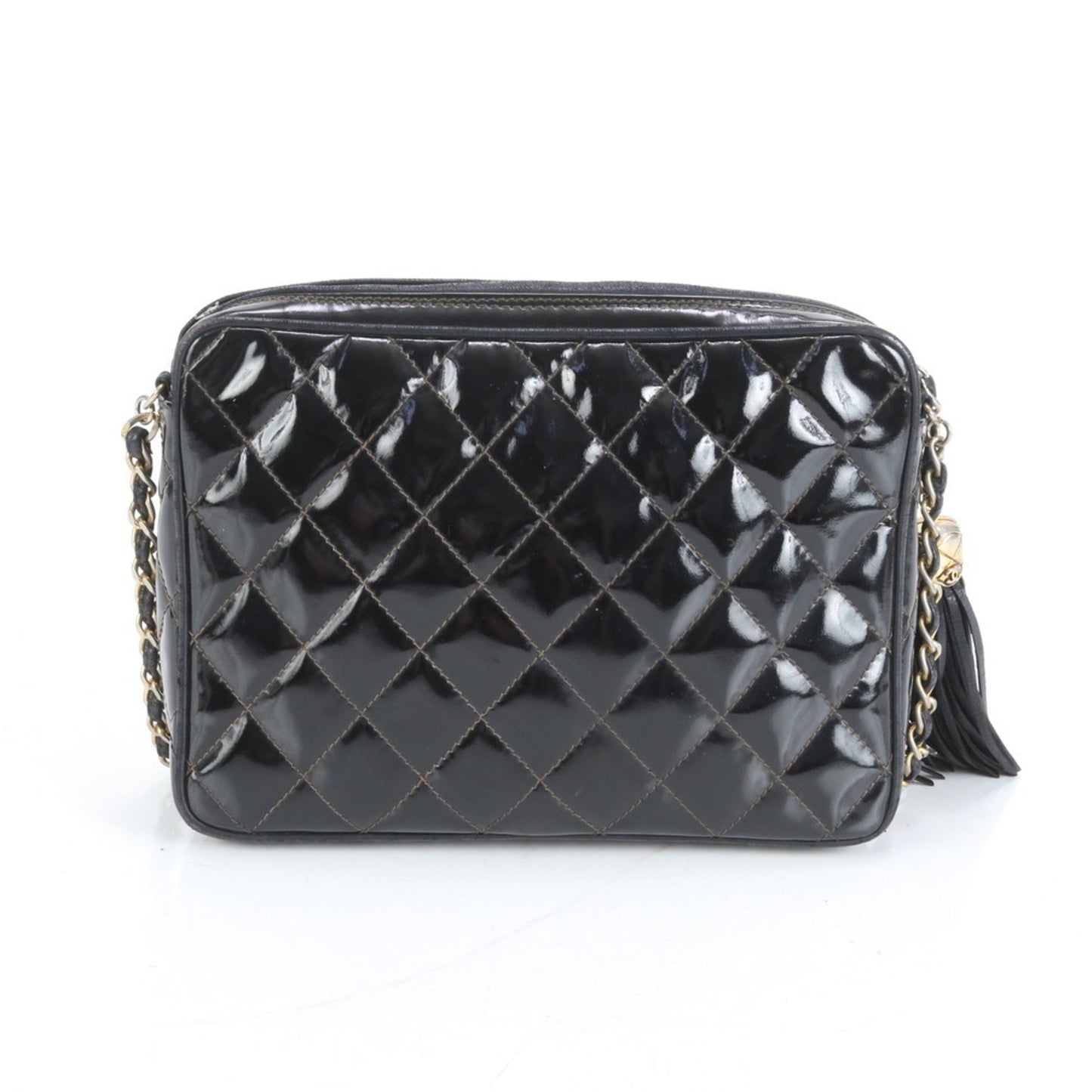 Chanel Black Leather Shoulder Bag Tote Bag