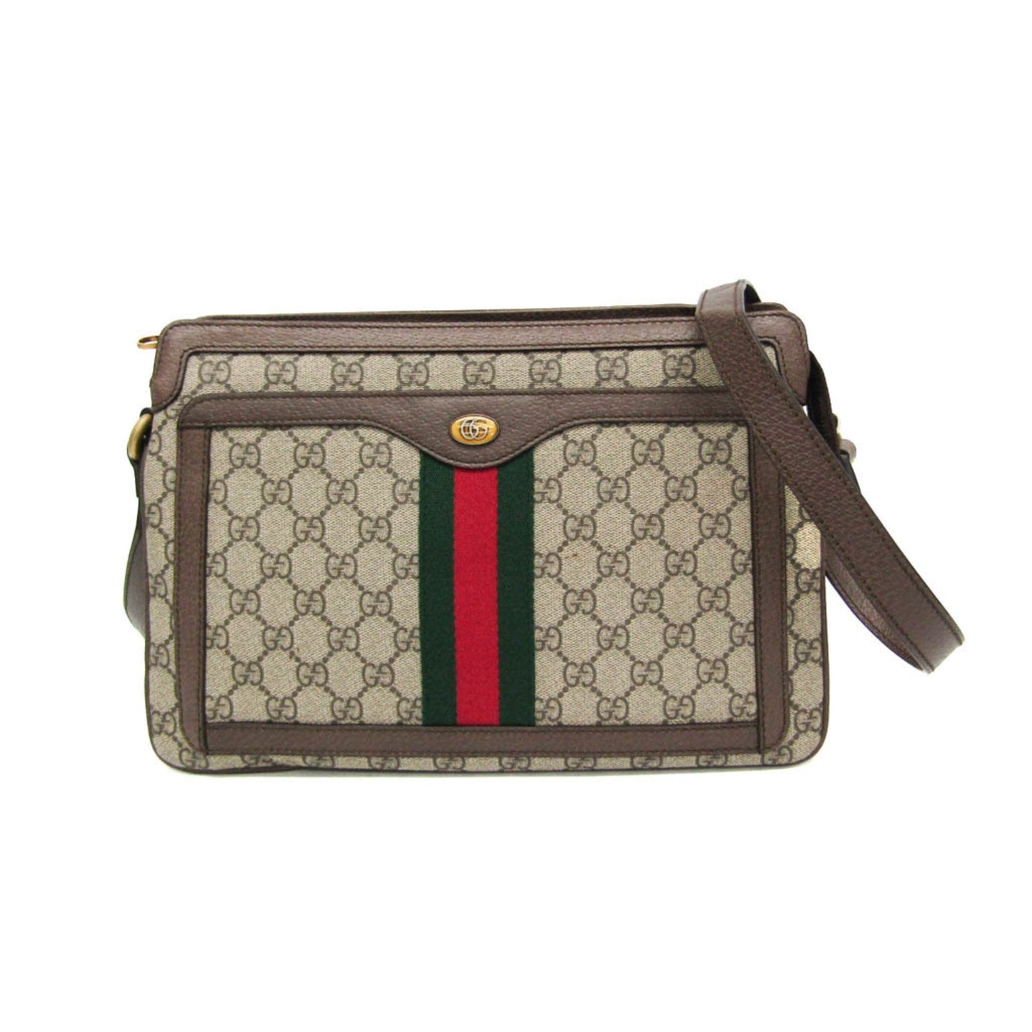 Gucci Ophidia Beige Pvc Shoulder Bag