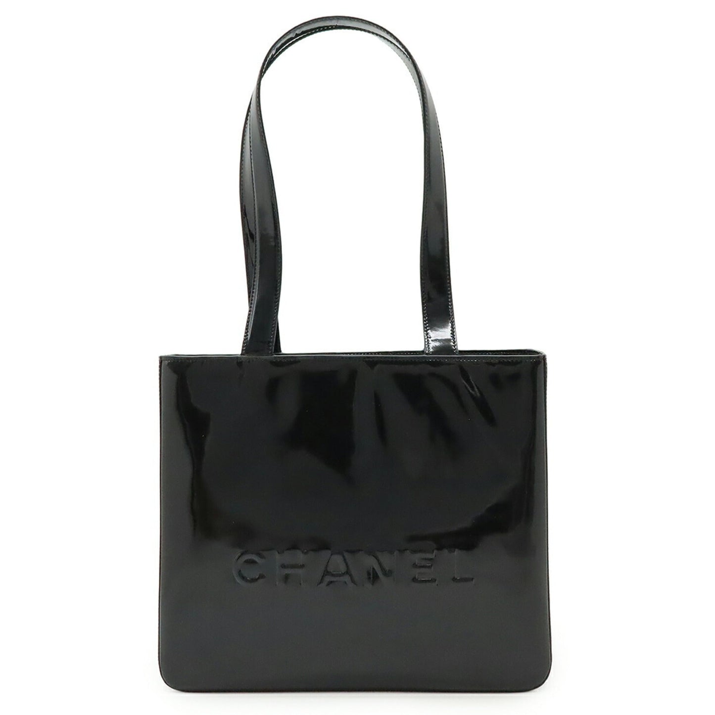 Chanel Black Leather Shoulder Bag Tote Bag