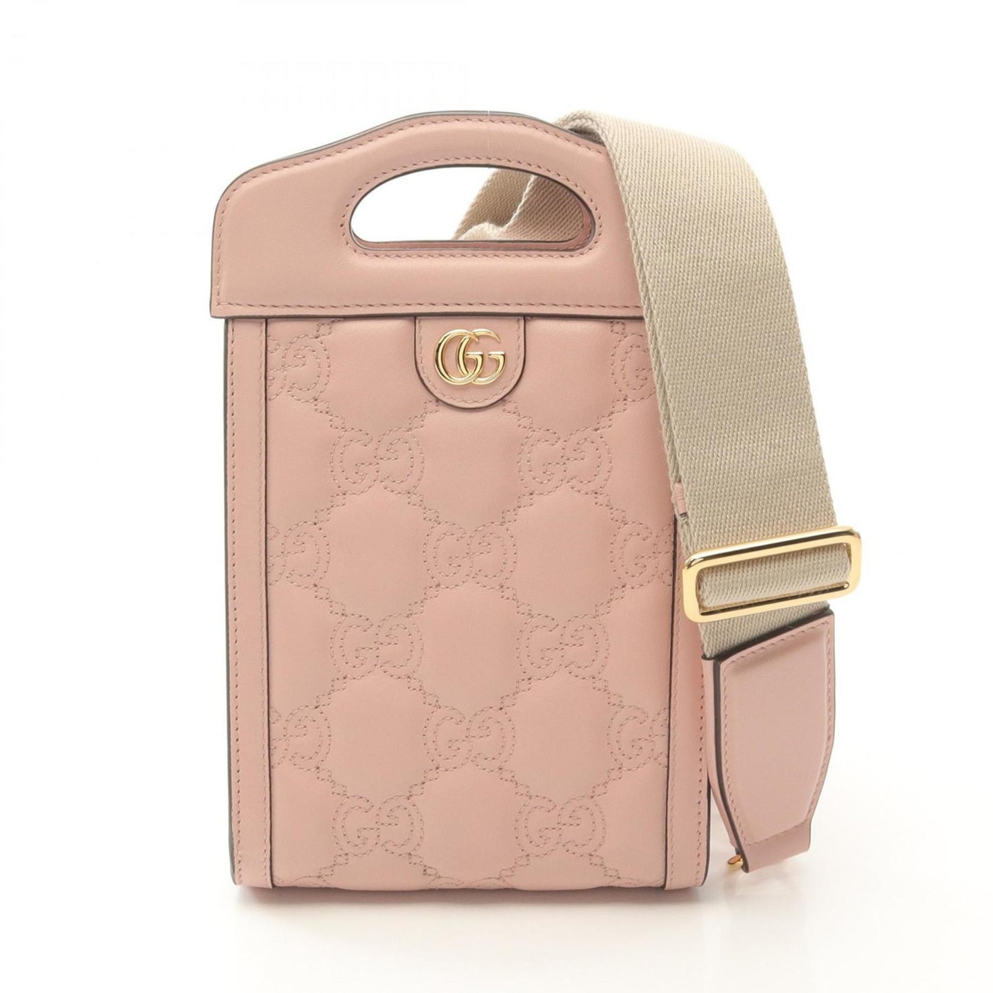 Gucci Pink Leather Handbag Shoulder Bag