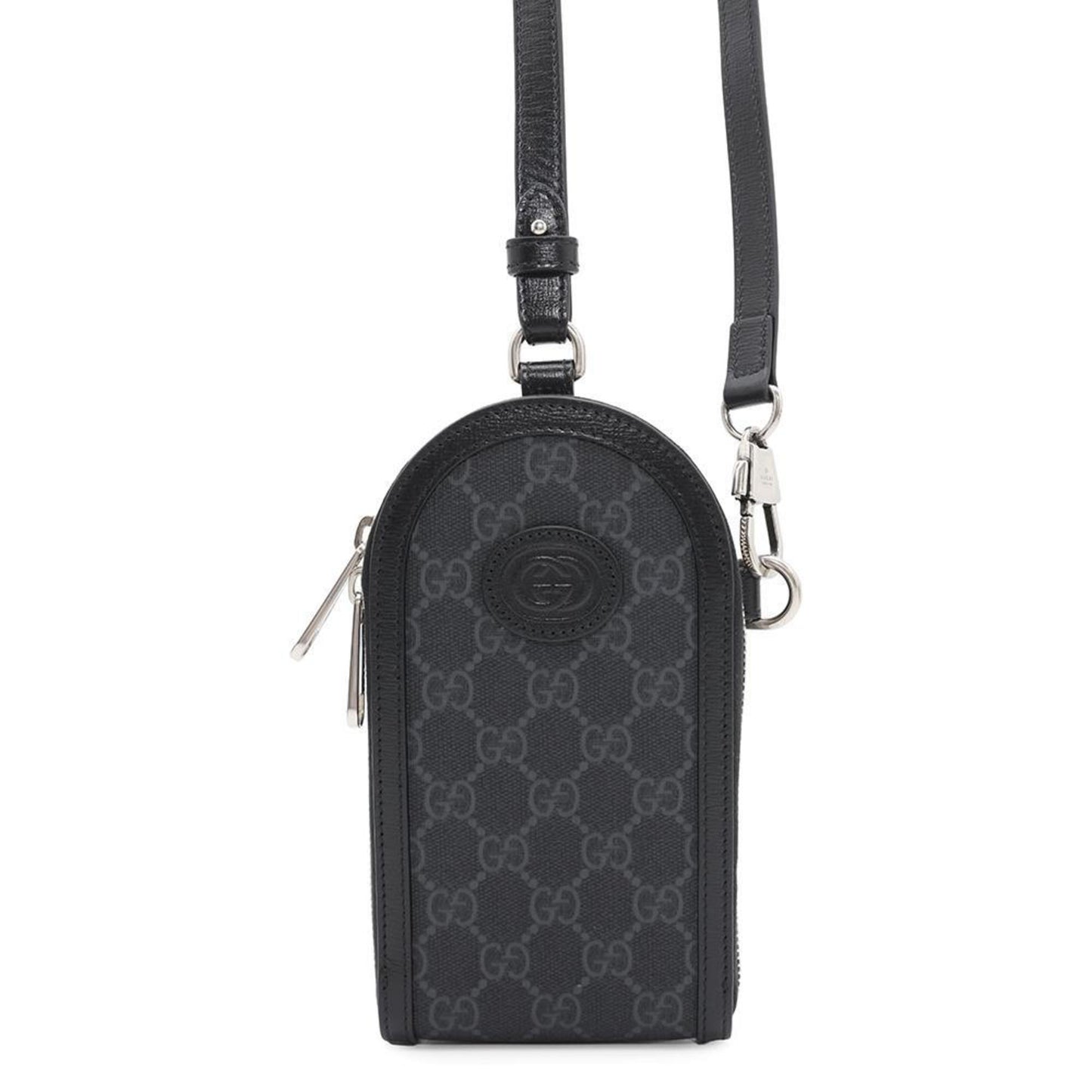 Gucci Black Pvc Leather Shoulder Bag