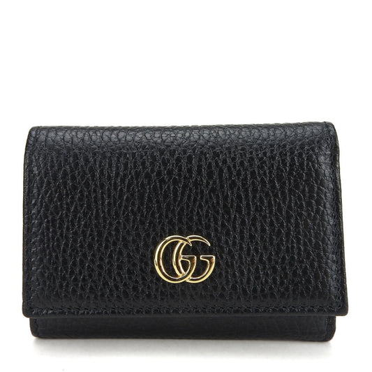 Gucci Black Leather Wallet (Tri-Fold)