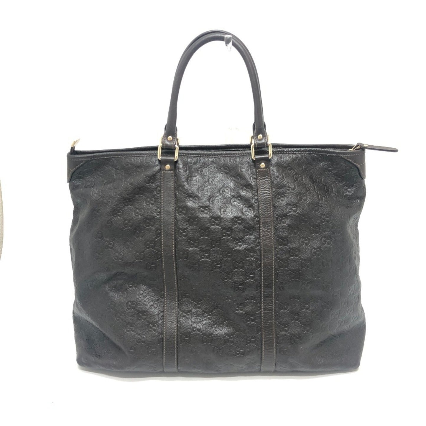 Gucci Brown Leather Handbag Tote Bag