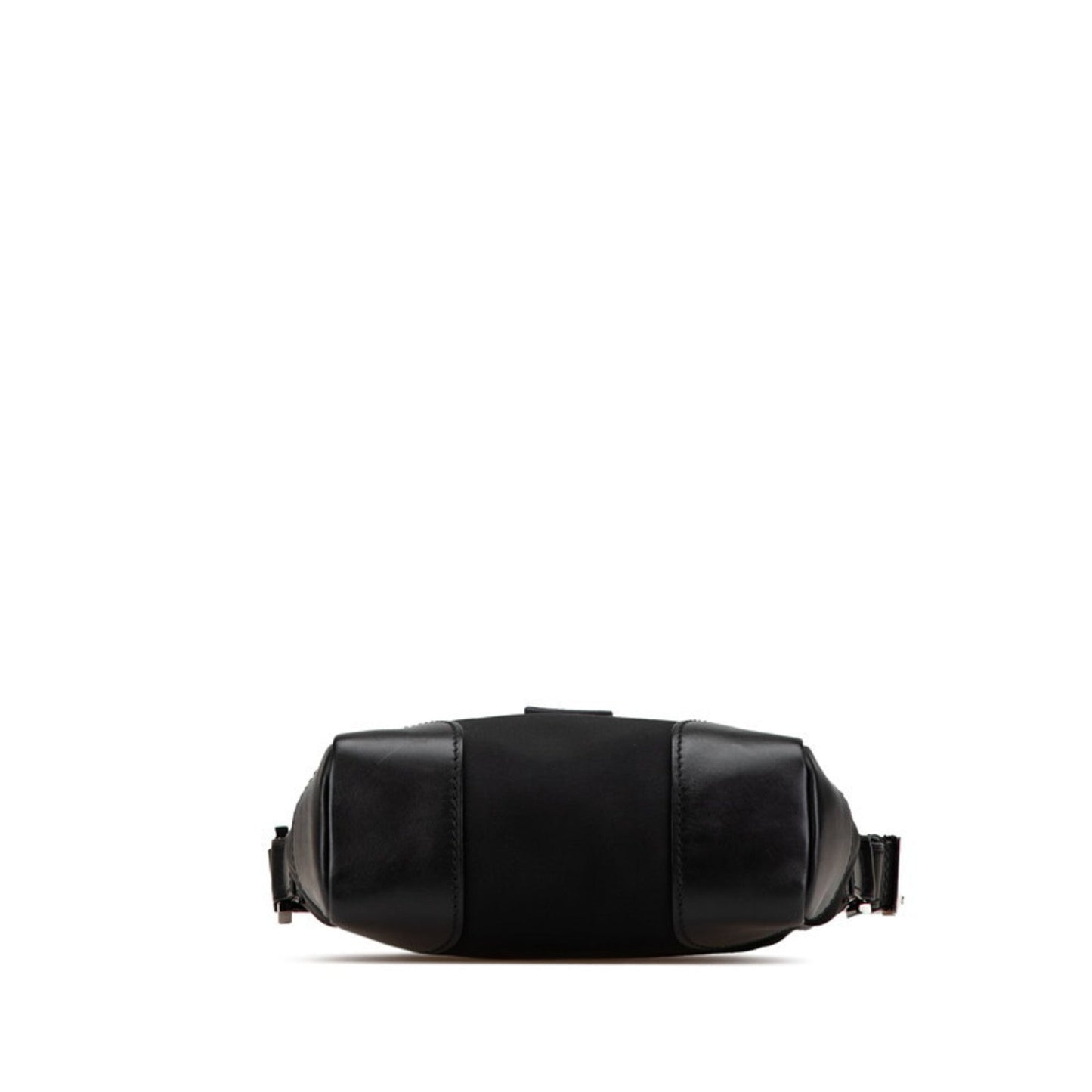 Gucci Black Canvas Leather Shoulder Bag