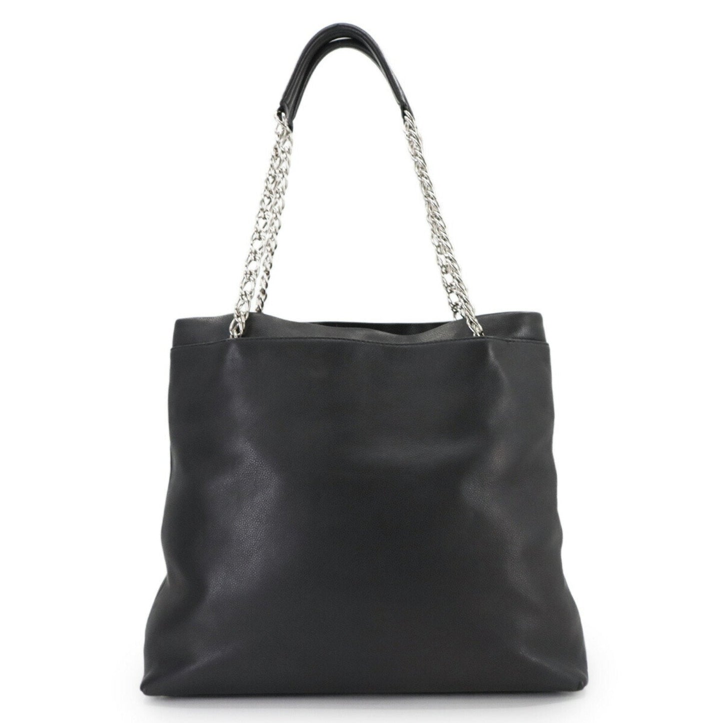 Chanel Black Grained Calfskin Tote Bag