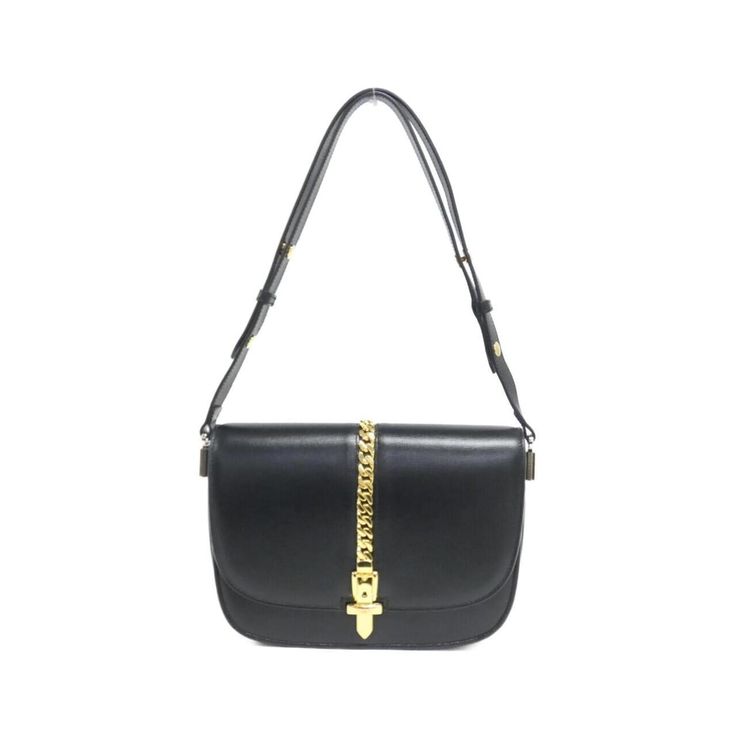 Gucci Black Leather Shoulder Bag