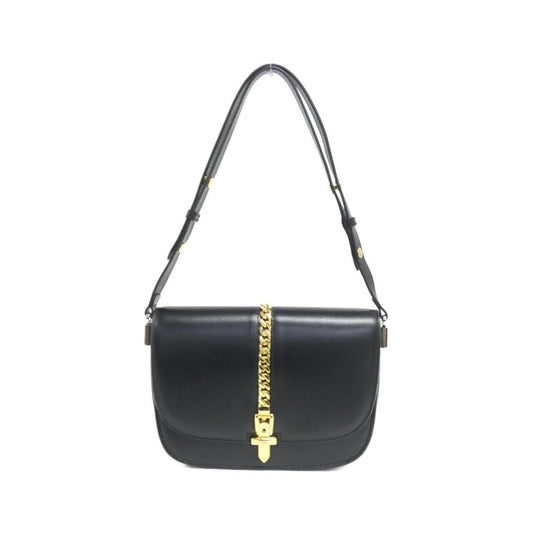 Gucci Black Leather Shoulder Bag
