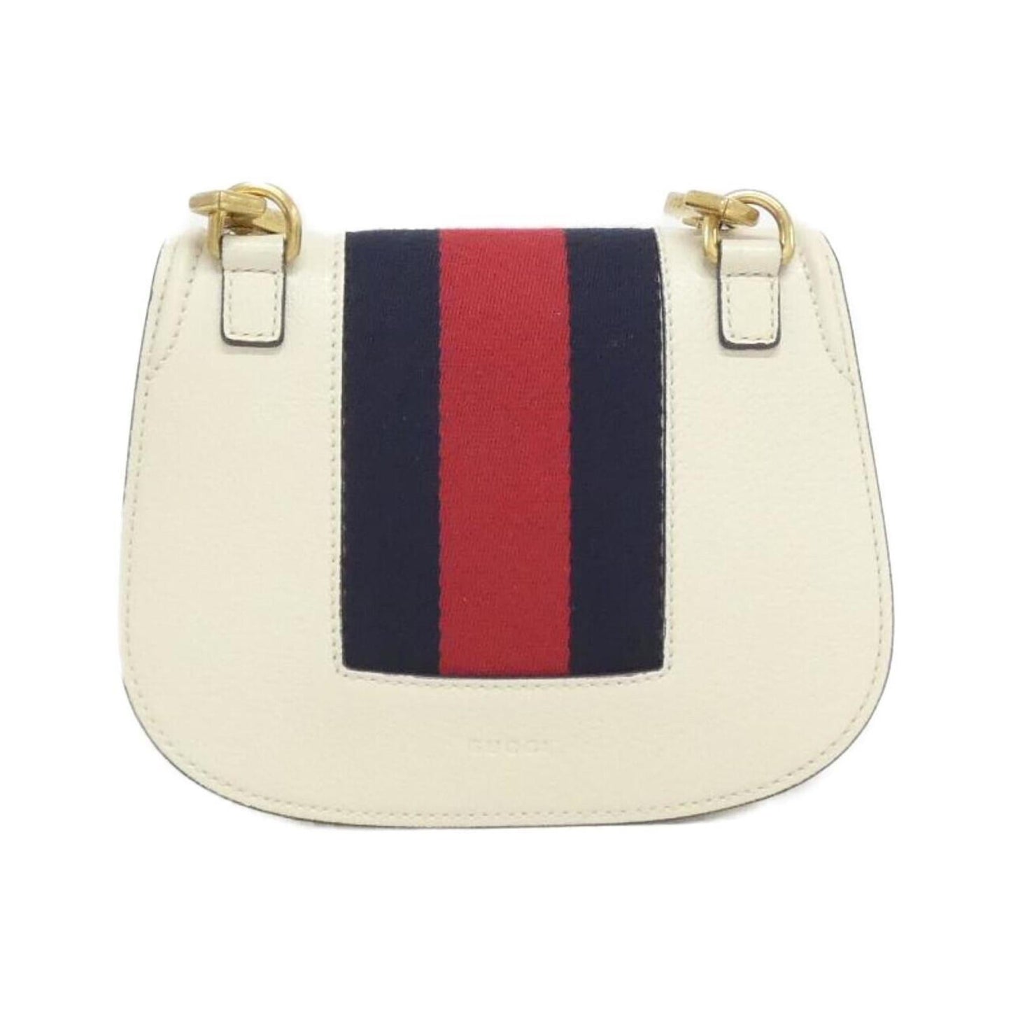Gucci Multi-Color White Leather Shoulder Bag