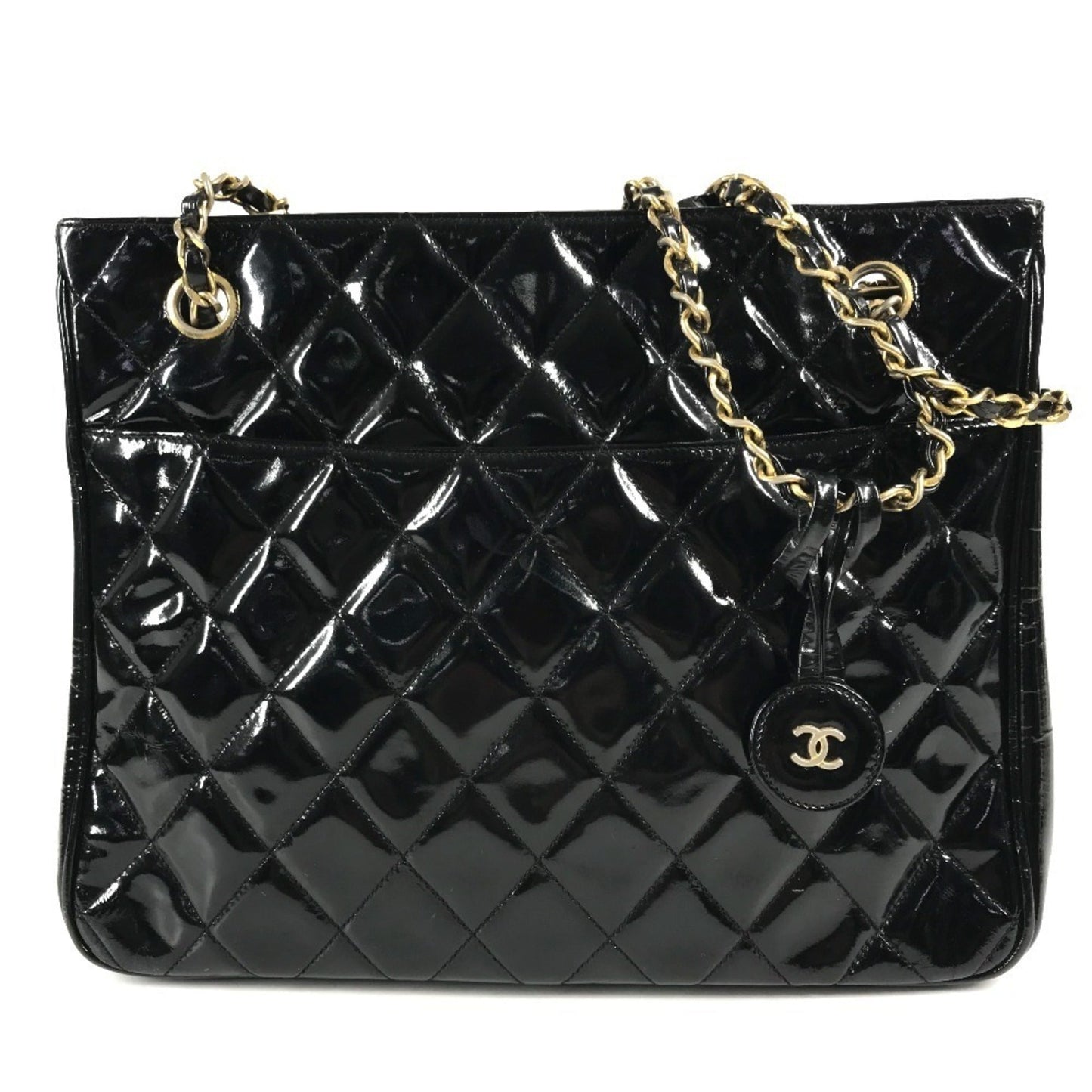 Chanel Black Quilting Shoulder Bag Tote Bag