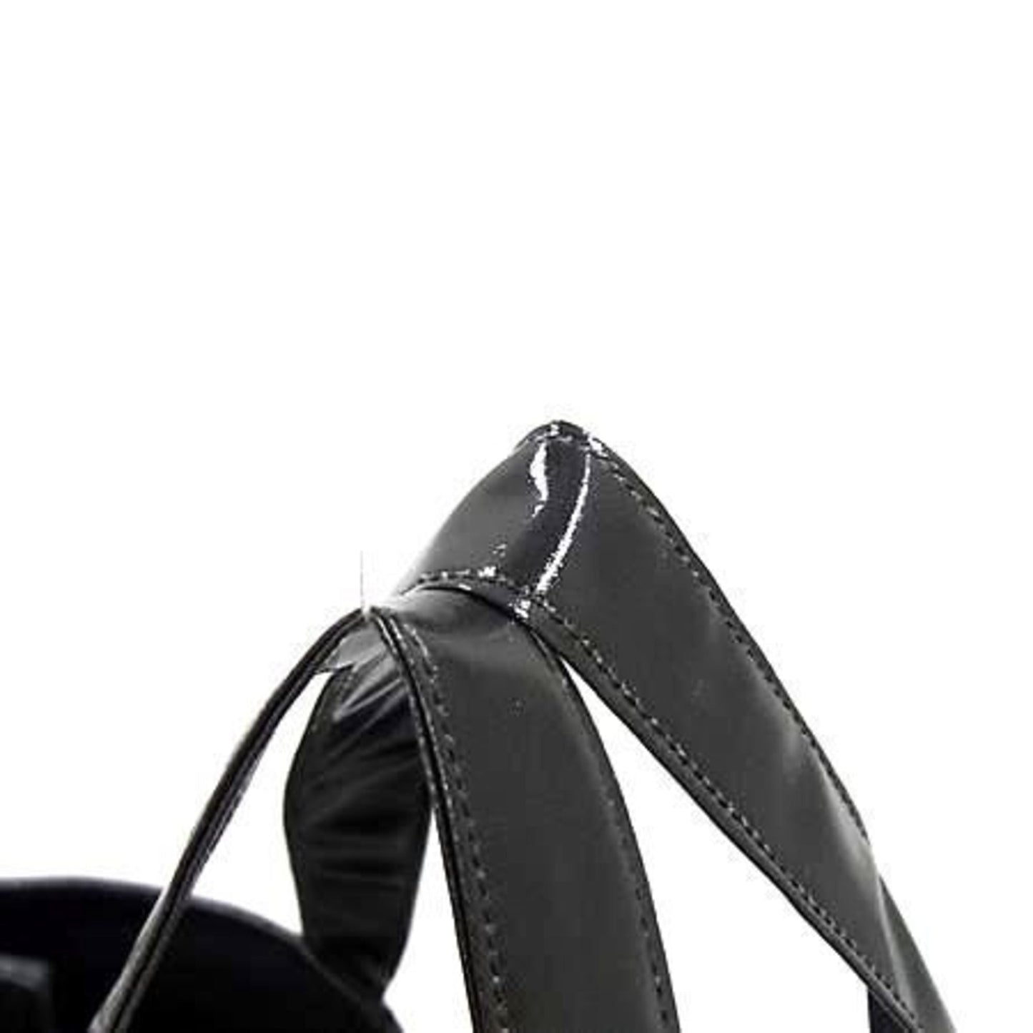 Gucci Black Coated Canvas Handbag Tote Bag