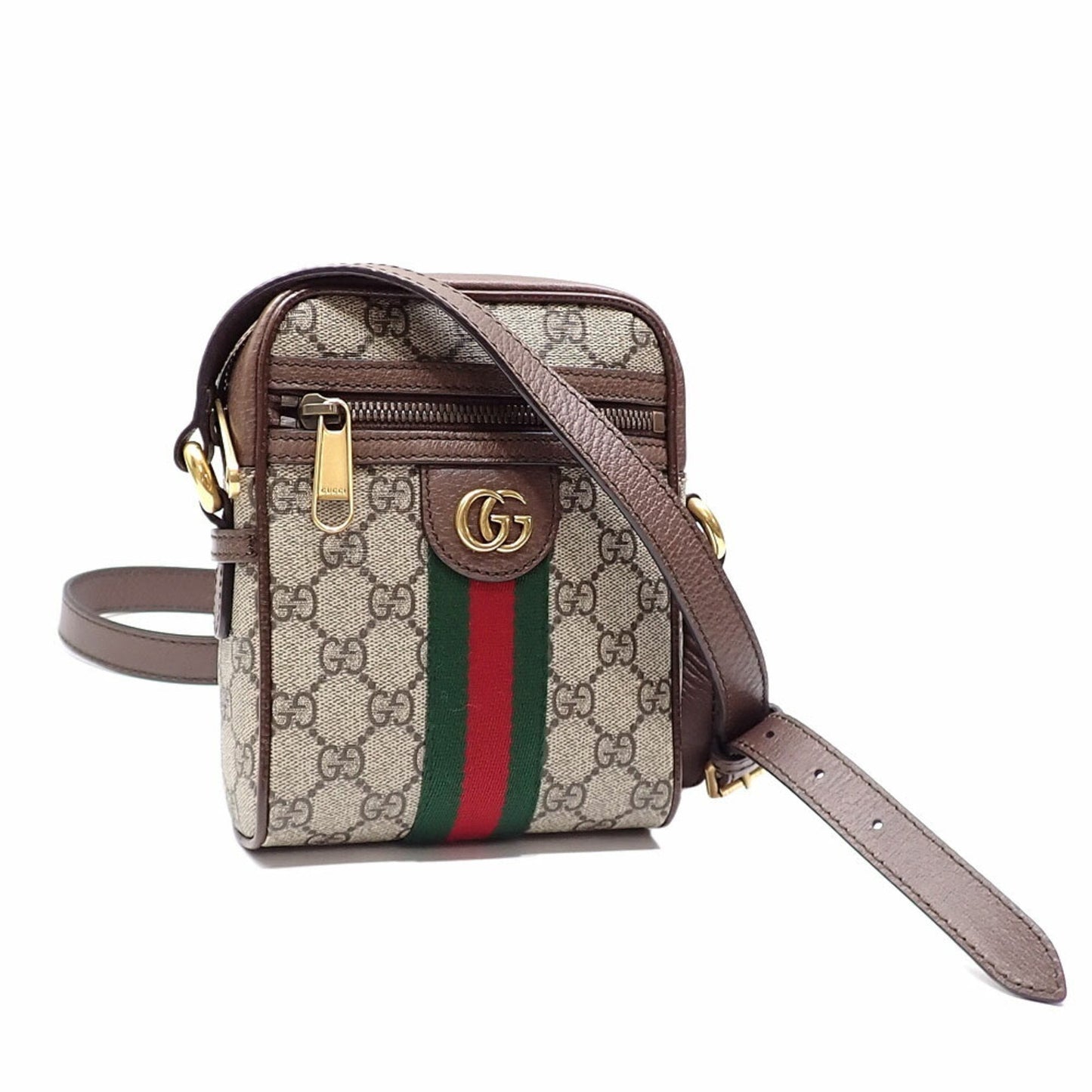Gucci Beige Gg Supreme Leather Shoulder Bag