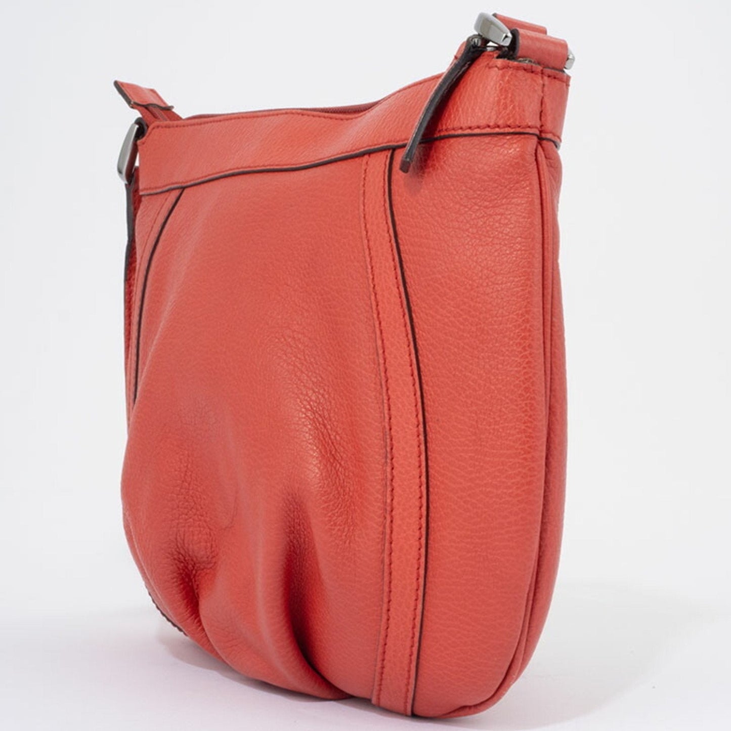 Gucci Abbey Red Color Leather Shoulder Bag